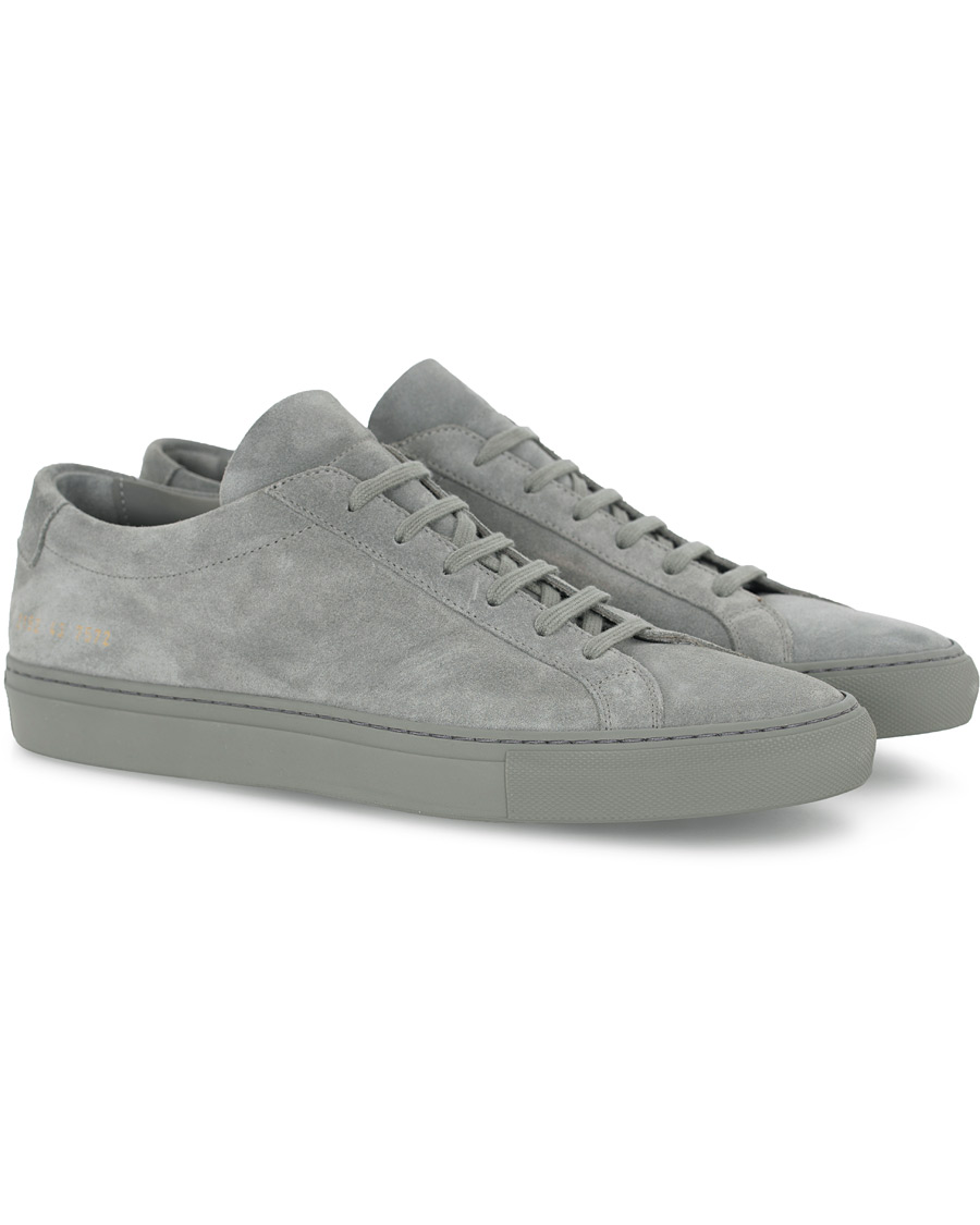 Herren | Common Projects Original Achilles Suede Sneaker Grey | Common Projects | Original Achilles Suede Sneaker Grey
