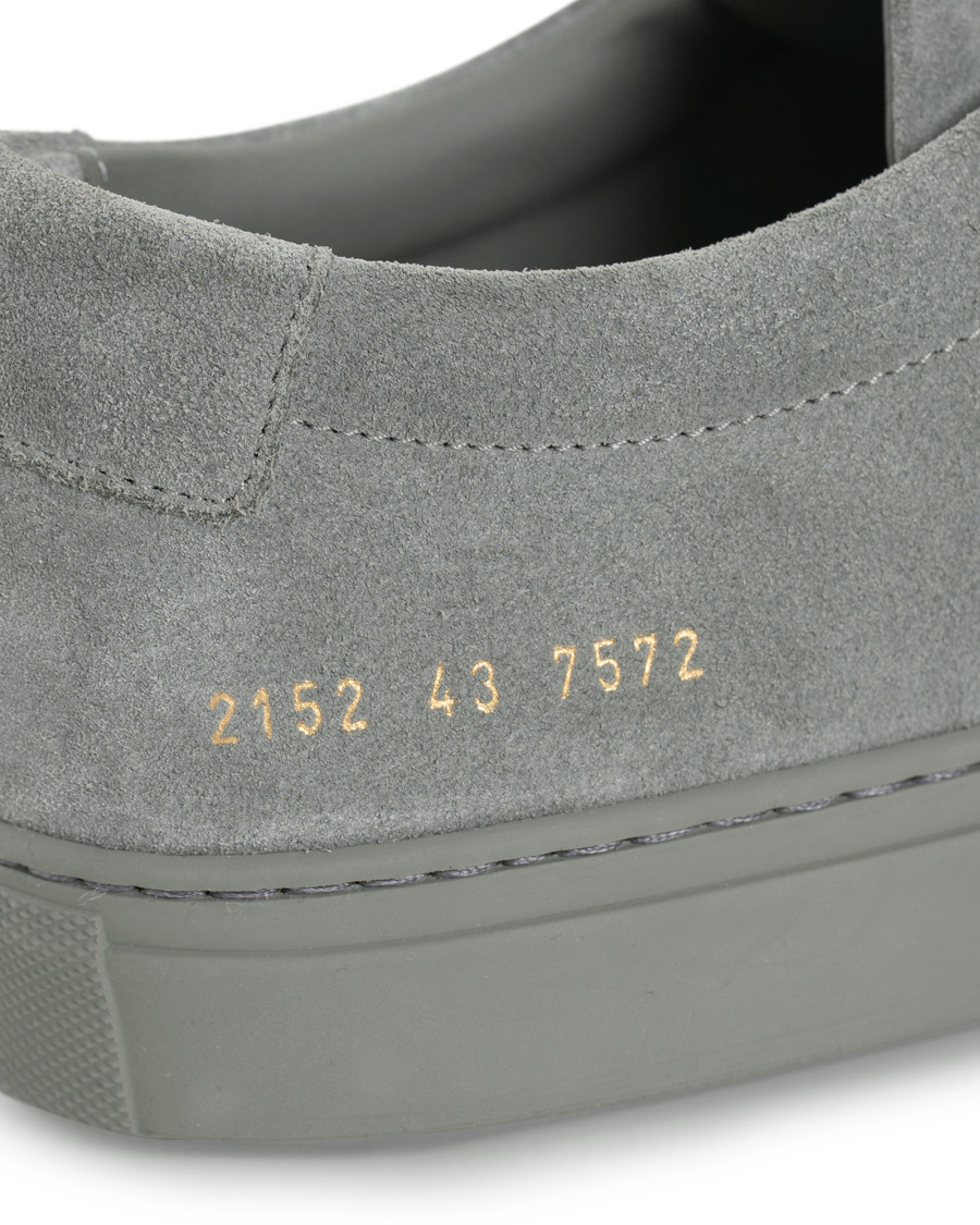 Herren | Common Projects Original Achilles Suede Sneaker Grey | Common Projects | Original Achilles Suede Sneaker Grey