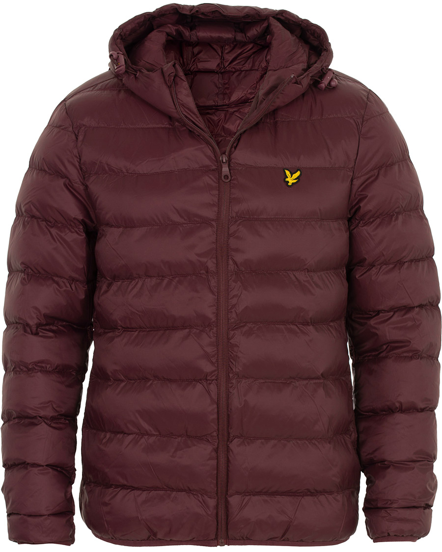 Herren | Jacken | Lyle & Scott | Lightweight Puffer Jacket Burgundy
