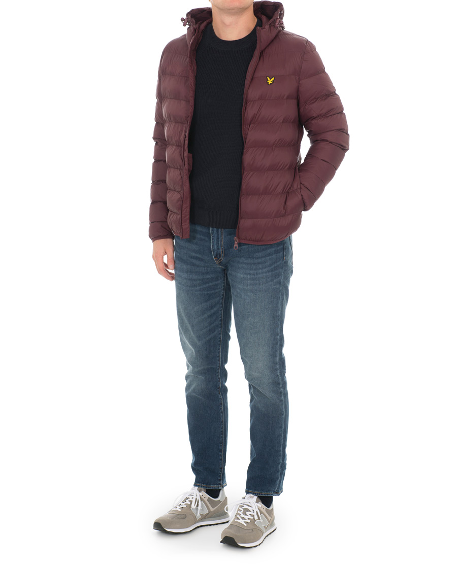 Herren | Jacken | Lyle & Scott | Lightweight Puffer Jacket Burgundy