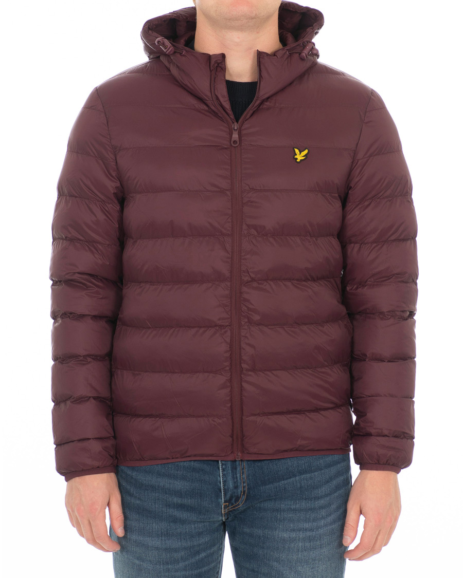 Herren | Jacken | Lyle & Scott | Lightweight Puffer Jacket Burgundy