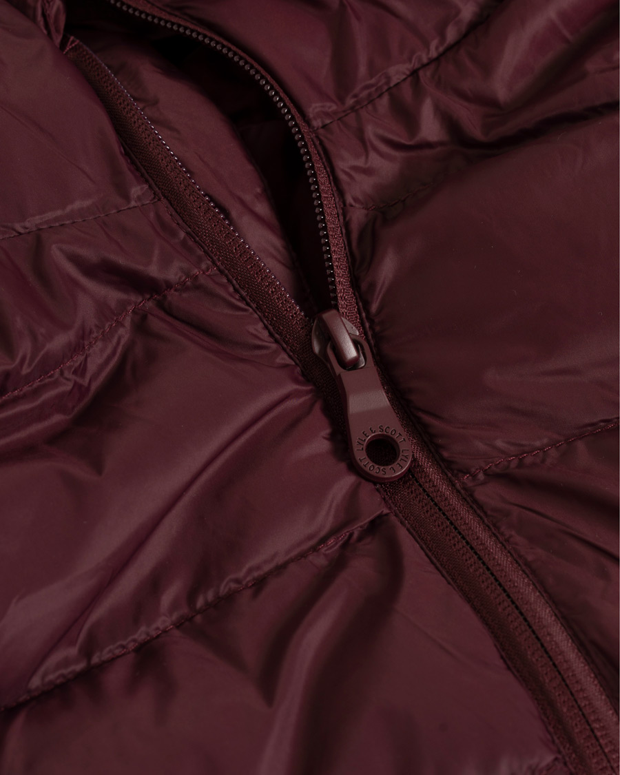 Herren | Jacken | Lyle & Scott | Lightweight Puffer Jacket Burgundy