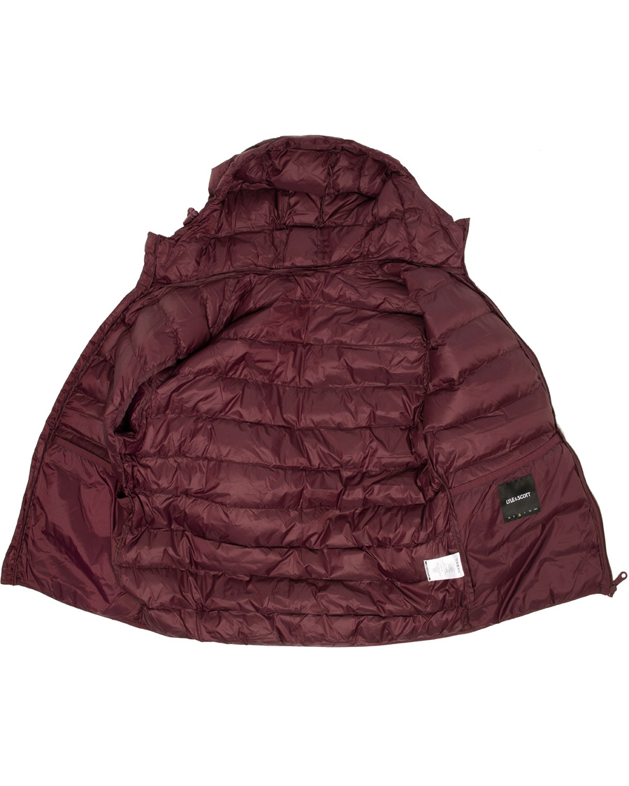 Herren | Jacken | Lyle & Scott | Lightweight Puffer Jacket Burgundy