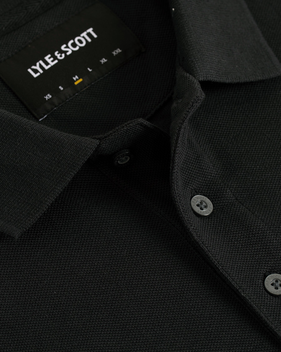 Herren | Pullover | Lyle & Scott | Long Sleeve Plain Polo True Black