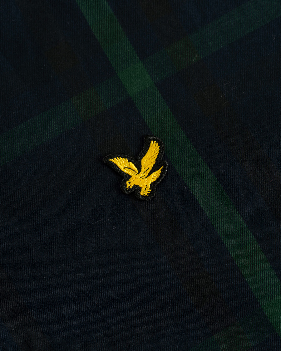 Herren | Jacken | Lyle & Scott | Tartan Harrington Jacket Navy/Check