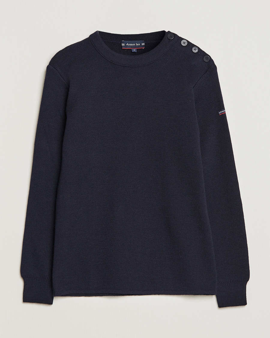 Herren | Pullover | Armor-lux | Pull Fouesnant Sweater Navy