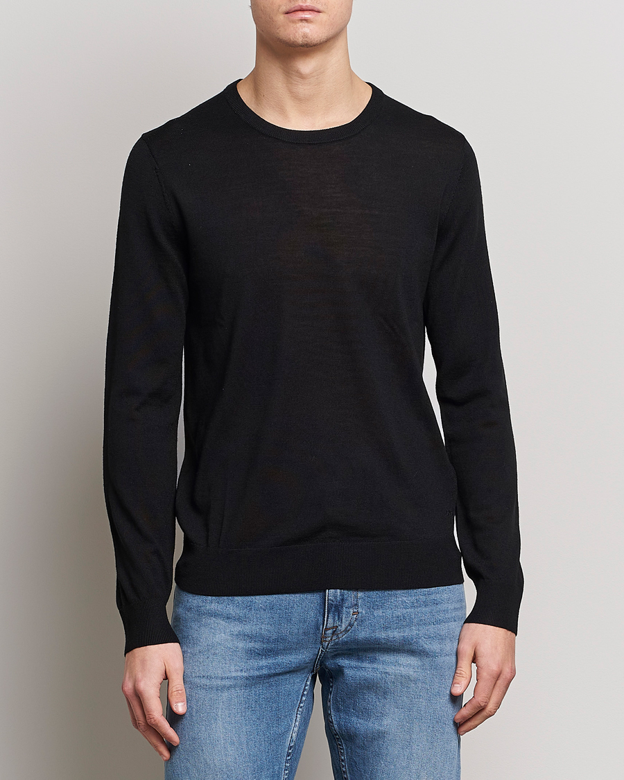 Herren | Rundausschnitt | Tiger of Sweden | Nichols Crew Neck Pullover Black