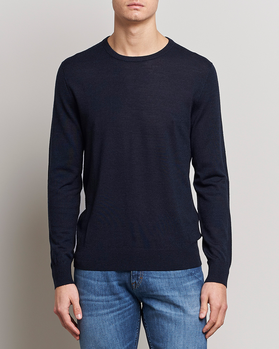 Herren | Rundausschnitt | Tiger of Sweden | Nichols Crew Neck Pullover Navy