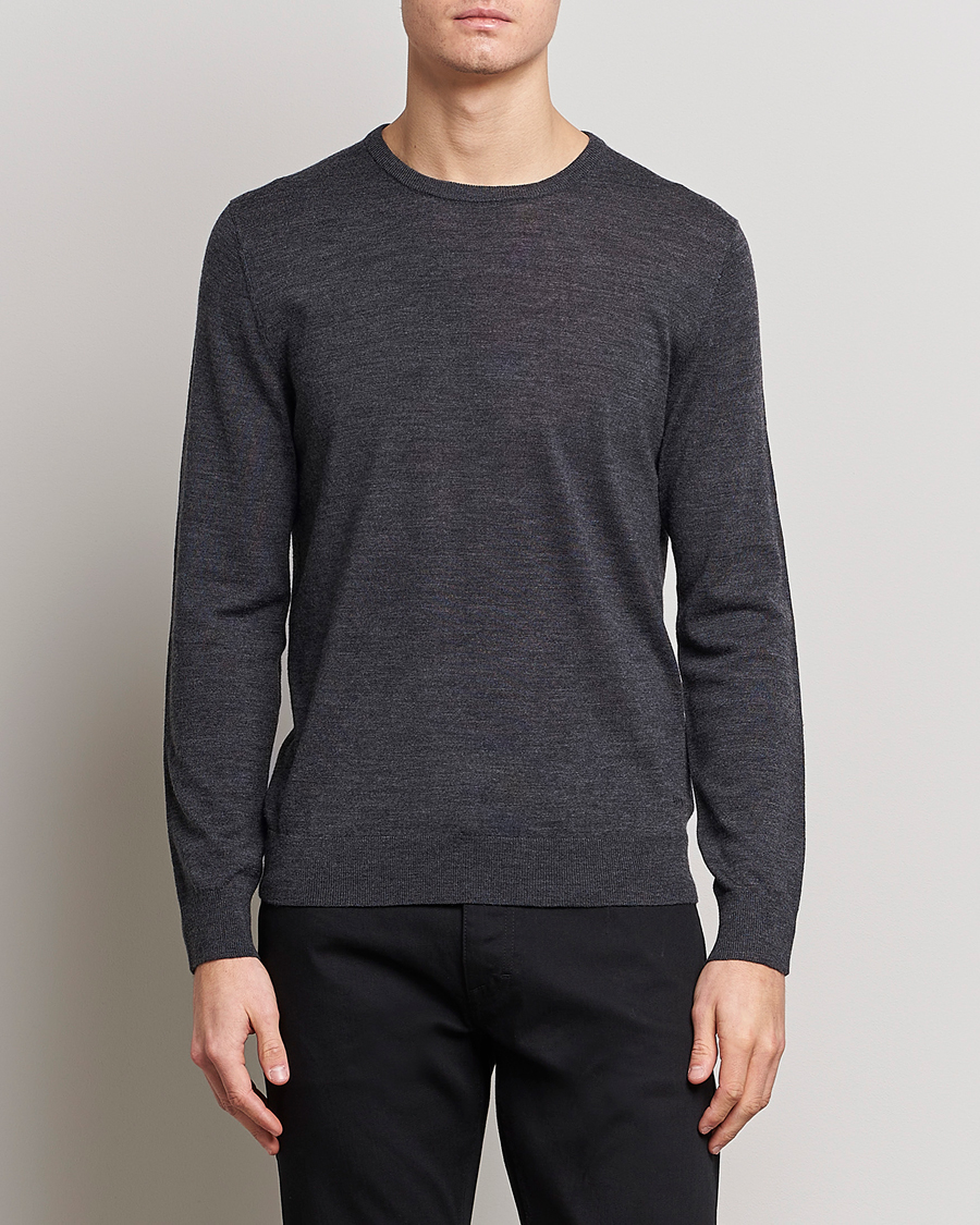 Herren | Pullover | Tiger of Sweden | Nichols Crew Neck Pullover Grey