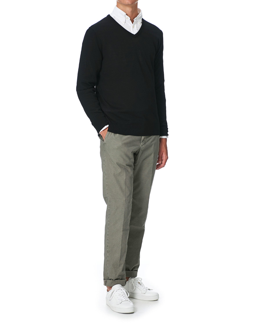 Herren | Pullover | Tiger of Sweden | Rael V-Neck Pullover Black