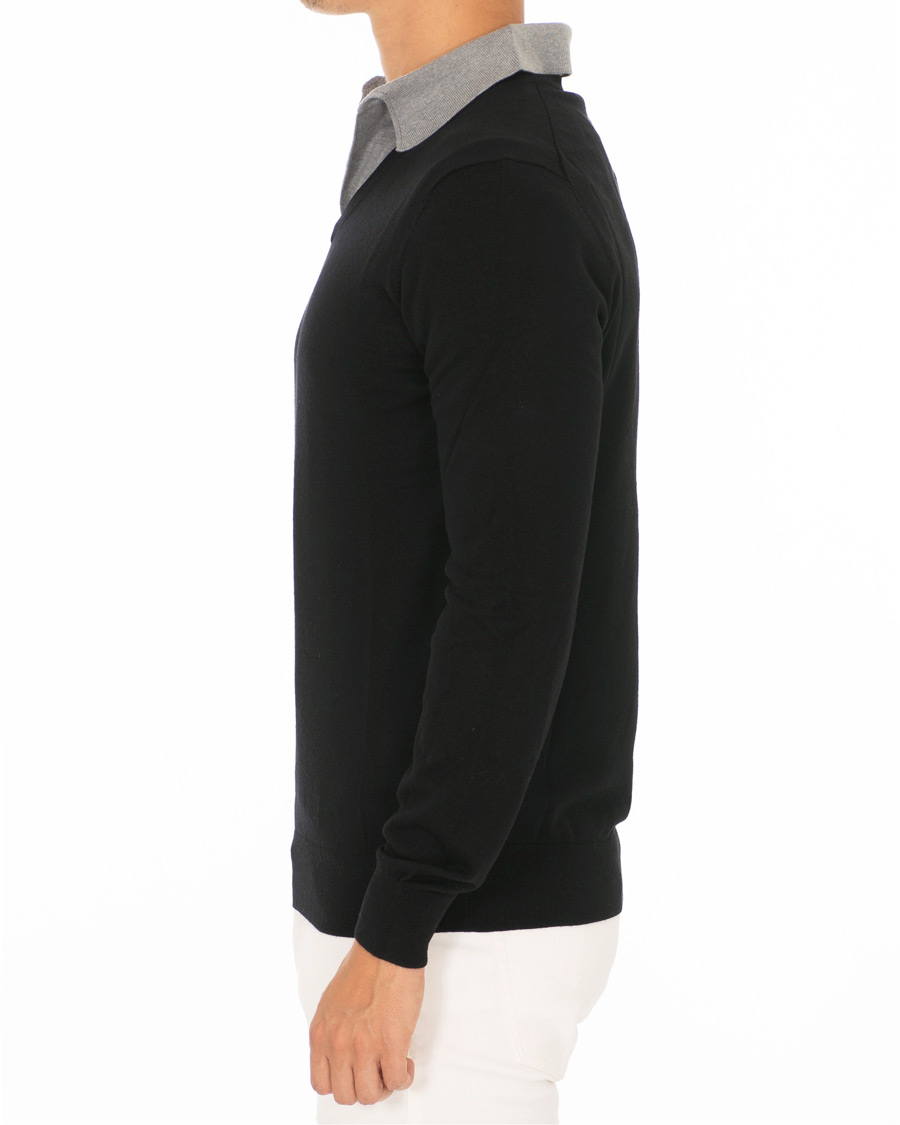Herren | Pullover | Tiger of Sweden | Rael V-Neck Pullover Black