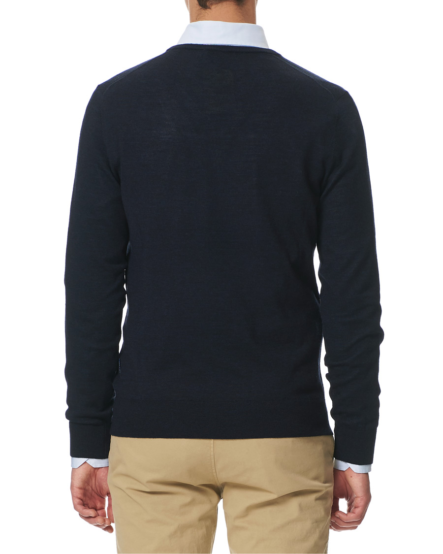 Herren | Pullover | Tiger of Sweden | Rael V-Neck Pullover Navy
