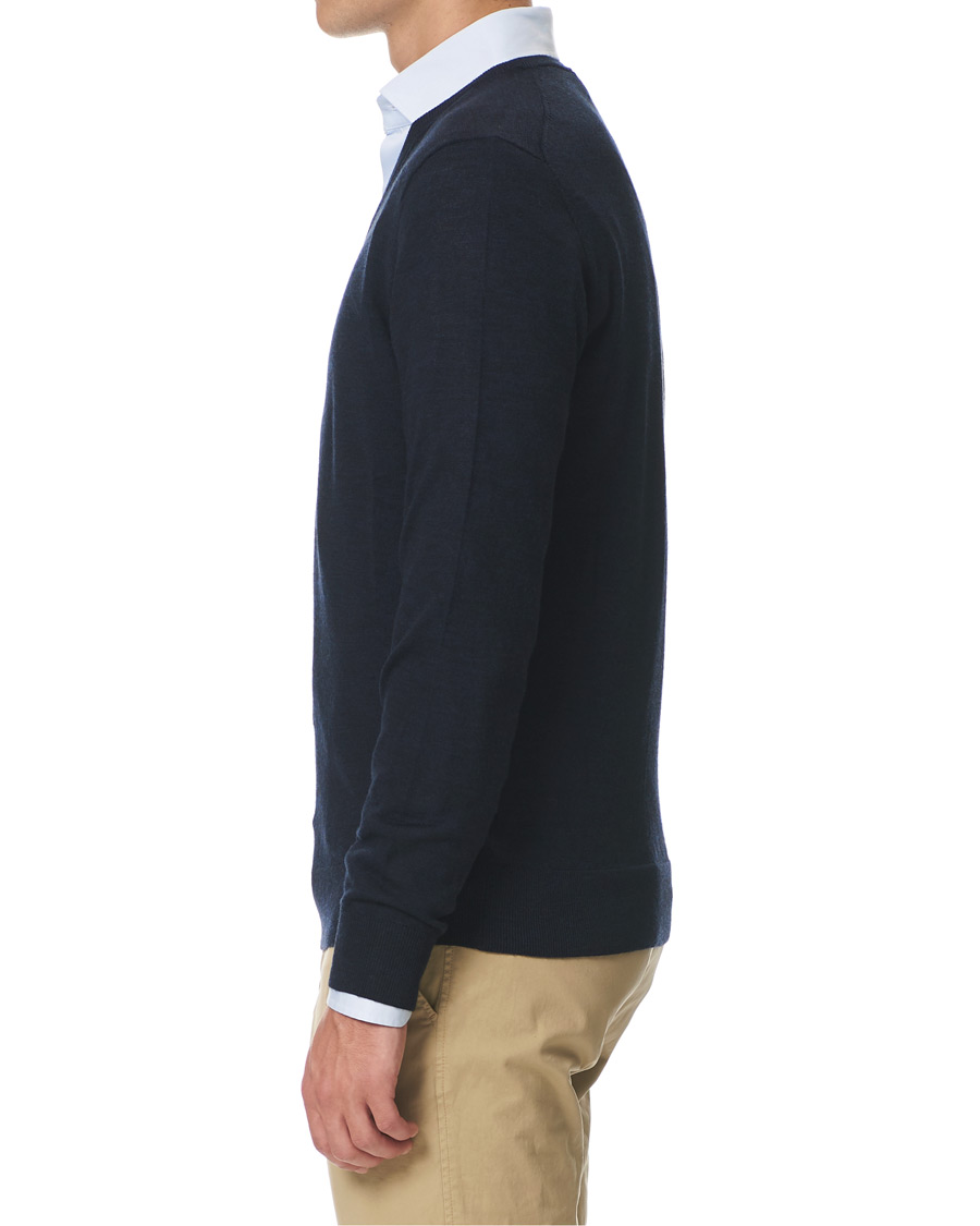 Herren | Pullover | Tiger of Sweden | Rael V-Neck Pullover Navy