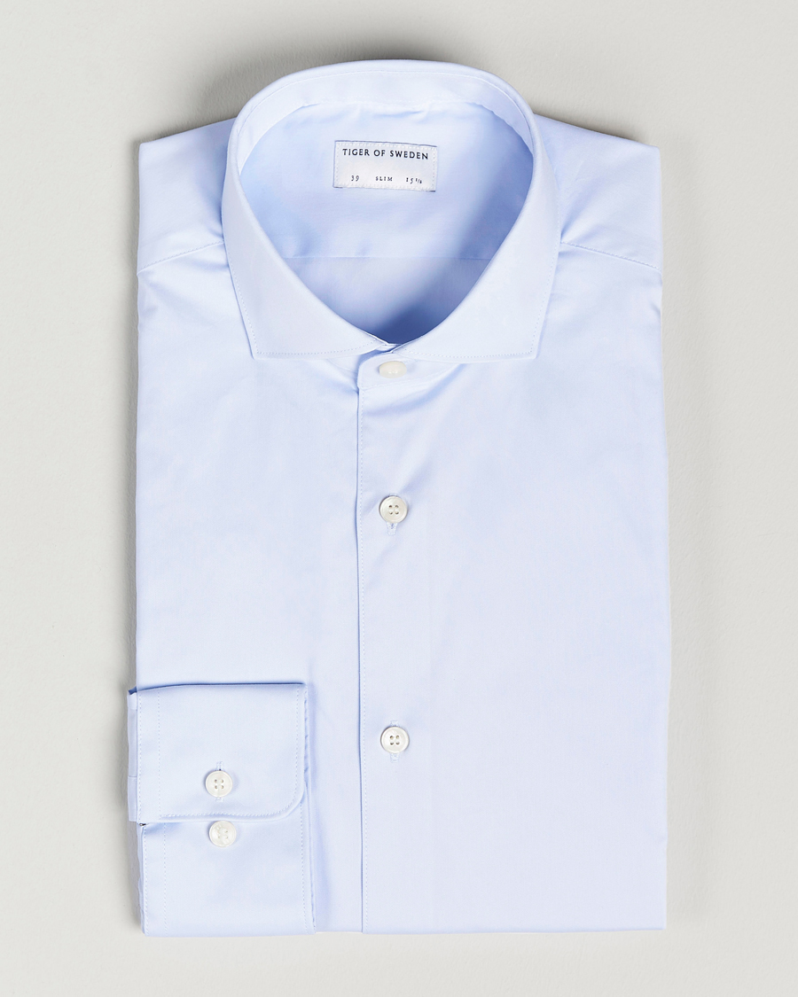Herren | Hemden | Tiger of Sweden | Farell 5 Stretch Shirt Light Blue