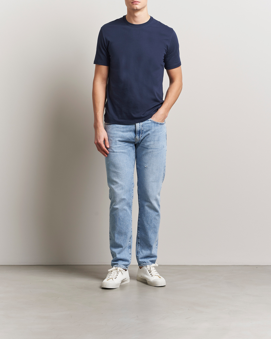 Herren | T-Shirts | Levi's | 2-Pack Crew Neck T-Shirt Navy/White