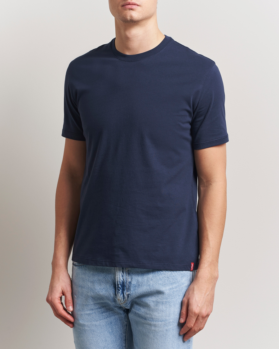 Herren | T-Shirts | Levi's | 2-Pack Crew Neck T-Shirt Navy/White