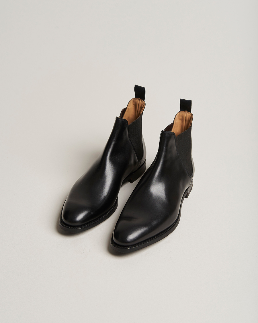 Herren | Chelsea-Boots | Crockett & Jones | Chelsea 8 City Sole Black Calf