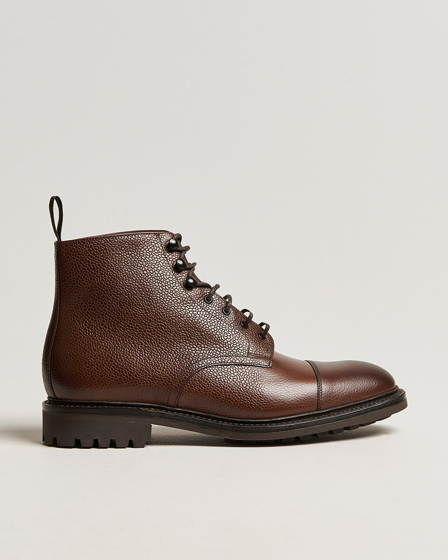 Herren | Boots | Loake 1880 | Sedbergh Derby Boot Brown Grain Calf