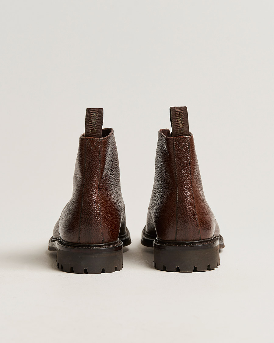 Herren | Boots | Loake 1880 | Sedbergh Derby Boot Brown Grain Calf