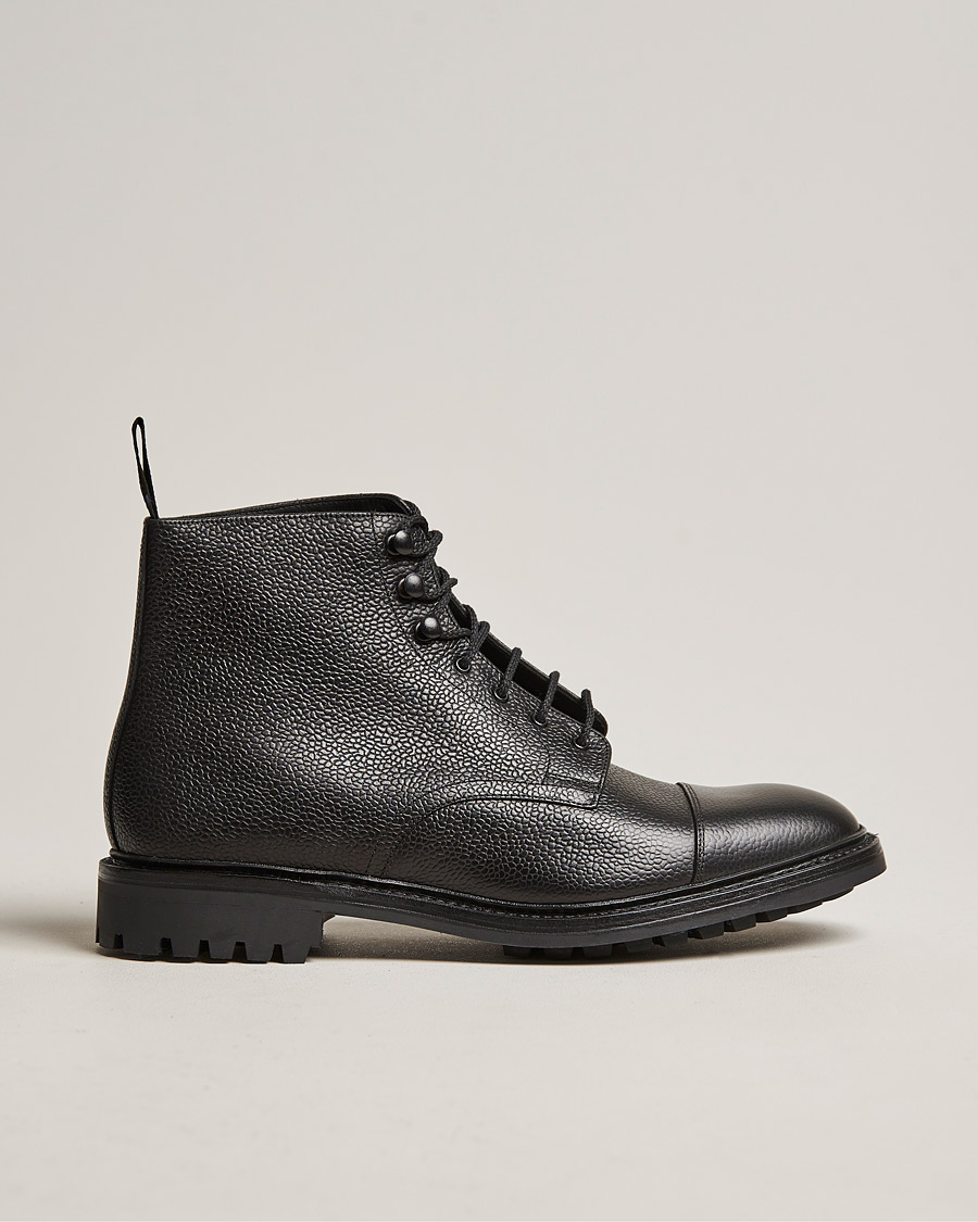 Herren | Schuhe | Loake 1880 | Sedbergh Derby Boot Black Calf Grain