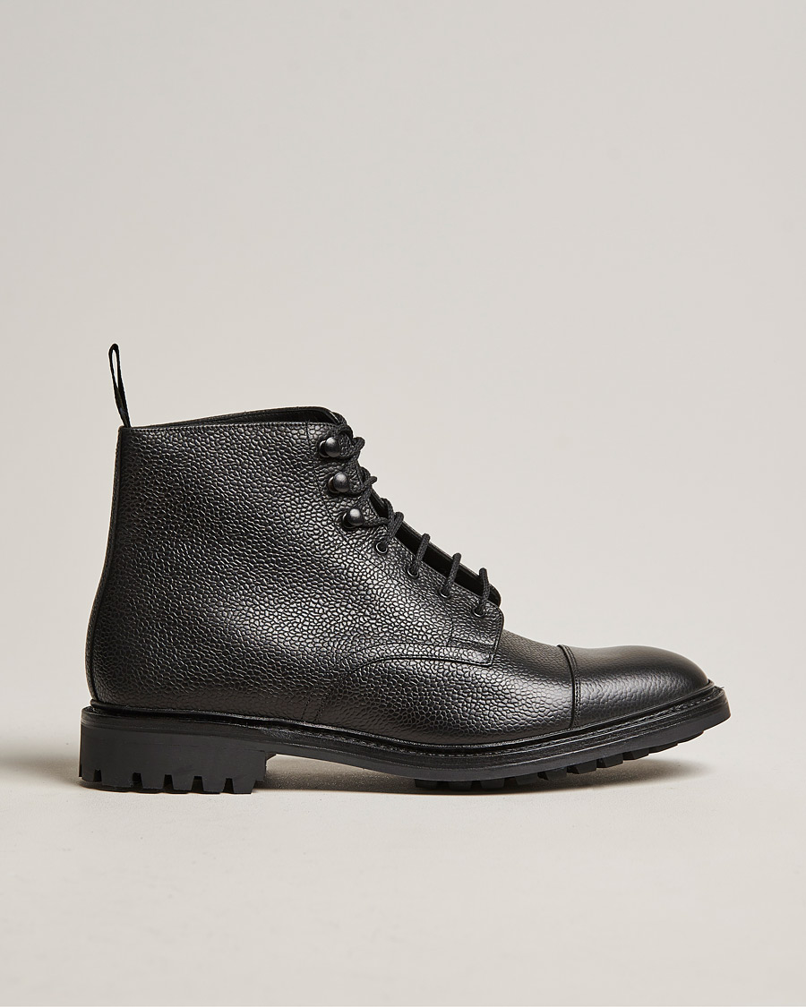 Herren | Boots | Loake 1880 | Sedbergh Derby Boot Black Calf Grain