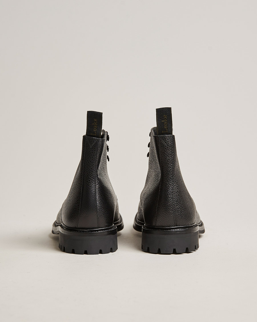 Herren | Boots | Loake 1880 | Sedbergh Derby Boot Black Calf Grain