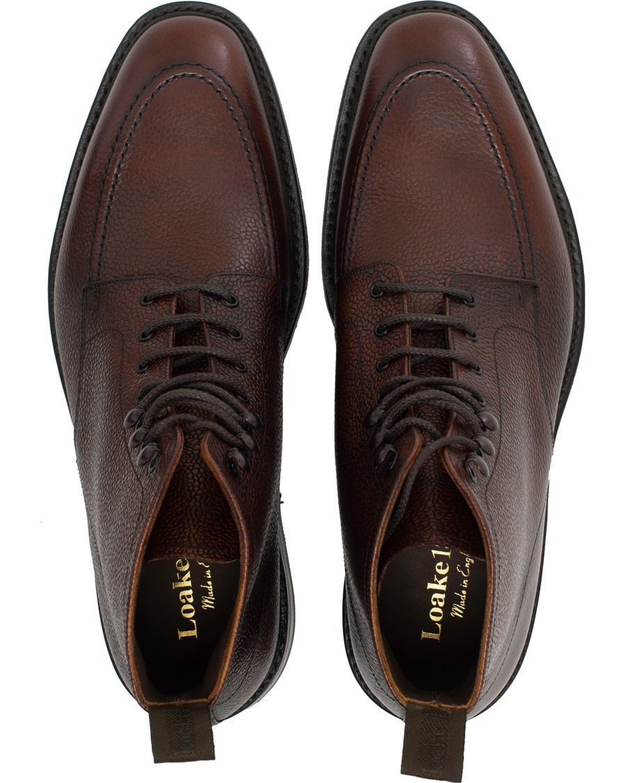Herren | Loake 1880 Anglesey Derby Boot Oxblood Grain Calf | Loake 1880 | Anglesey Derby Boot Oxblood Grain Calf