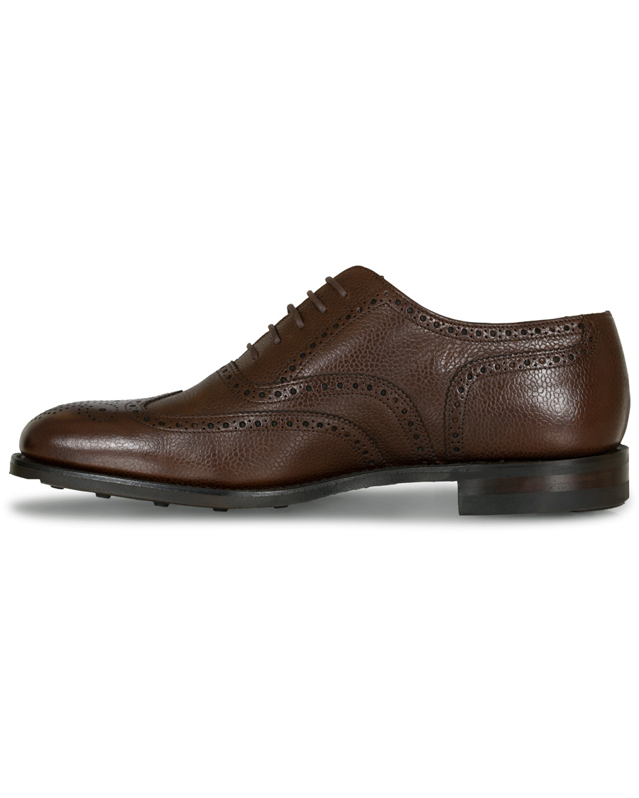 Herren | Loake 1880 Buckingham Brogue Dark Brown Grain Calf | Loake 1880 | Buckingham Brogue Dark Brown Grain Calf