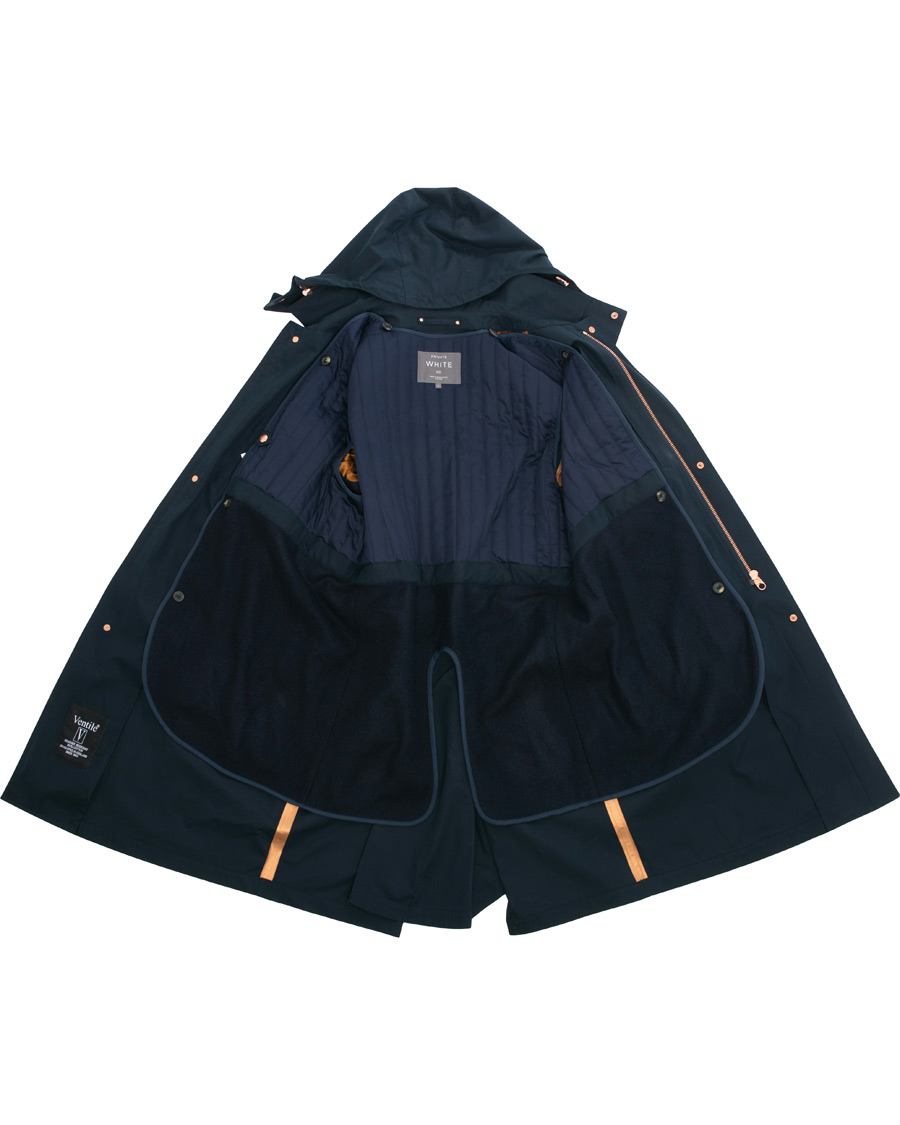 Private white commuter raincoat on sale