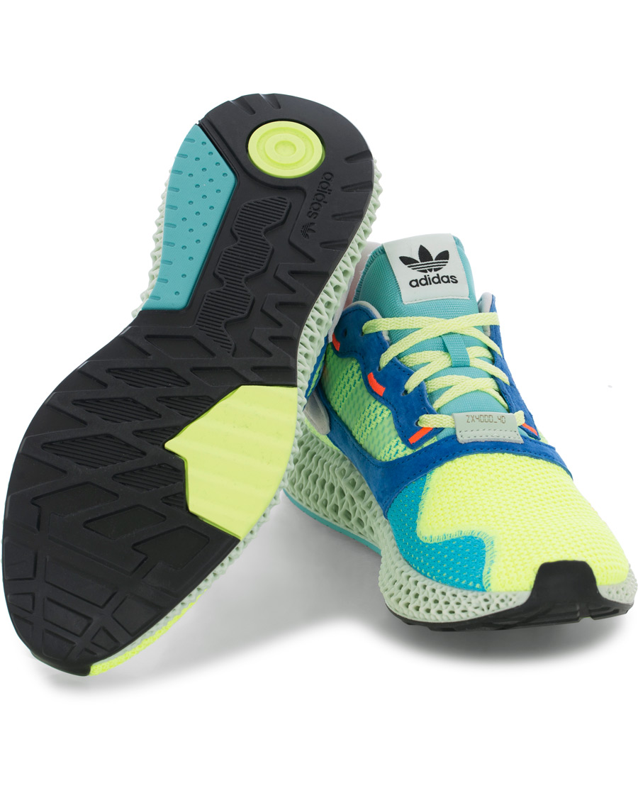 Herren | Adidas Originals ZX 4000 4D Sneaker Yellow/Green/Mint | adidas Originals | ZX 4000 4D Sneaker Yellow/Green/Mint