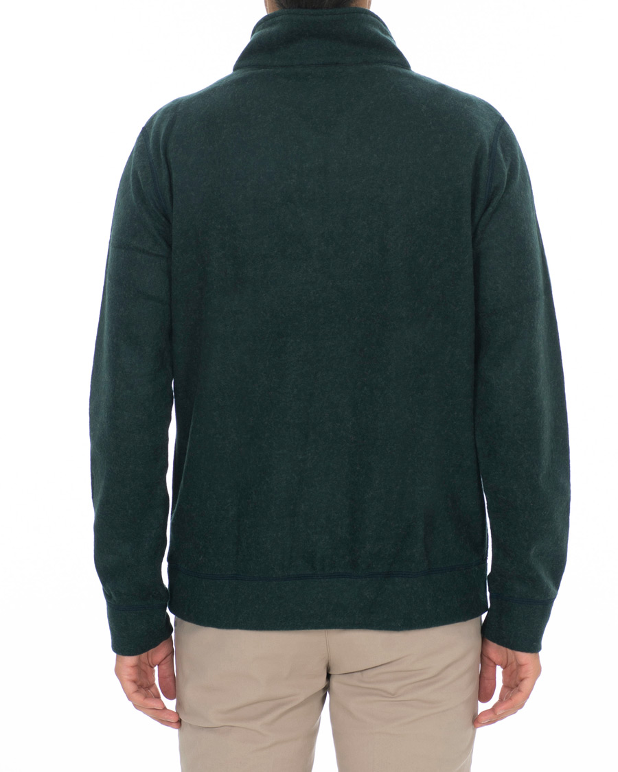Herren | Pullover | A.P.C. | Half Zip Sweater Green