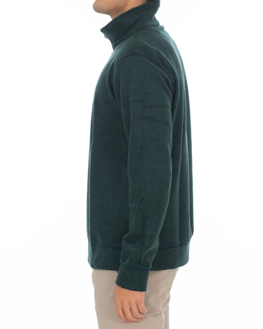 Herren | Pullover | A.P.C. | Half Zip Sweater Green