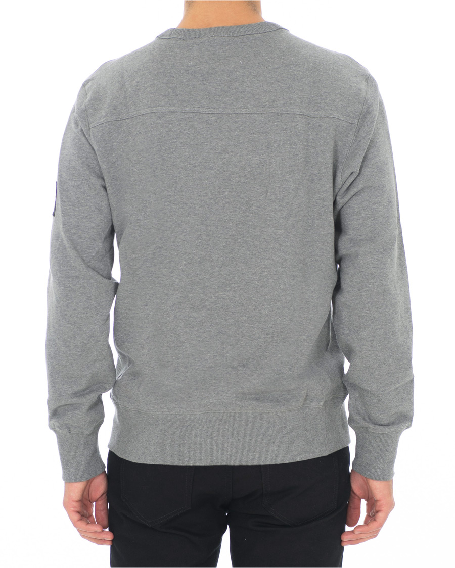 Herren | Pullover | Calvin Klein Jeans | Monogram Sleeve Badge Sweatshirt Mid Grey Heather