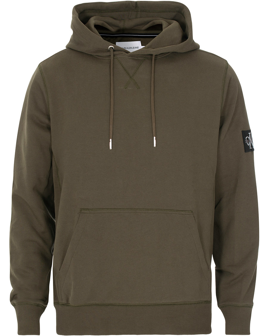Herren | Pullover | Calvin Klein Jeans | Monogram Sleeve Badge Hoodie Deep Depths