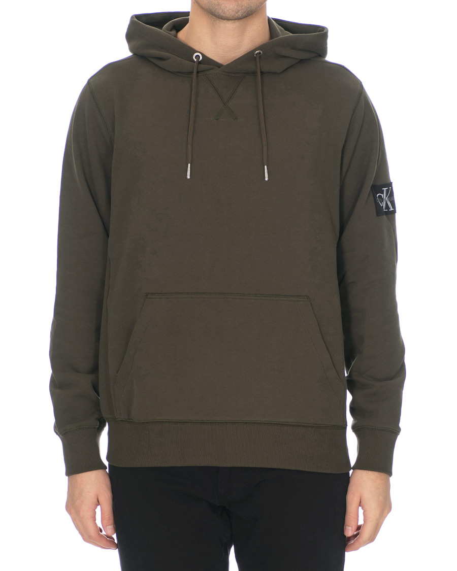 Herren | Pullover | Calvin Klein Jeans | Monogram Sleeve Badge Hoodie Deep Depths