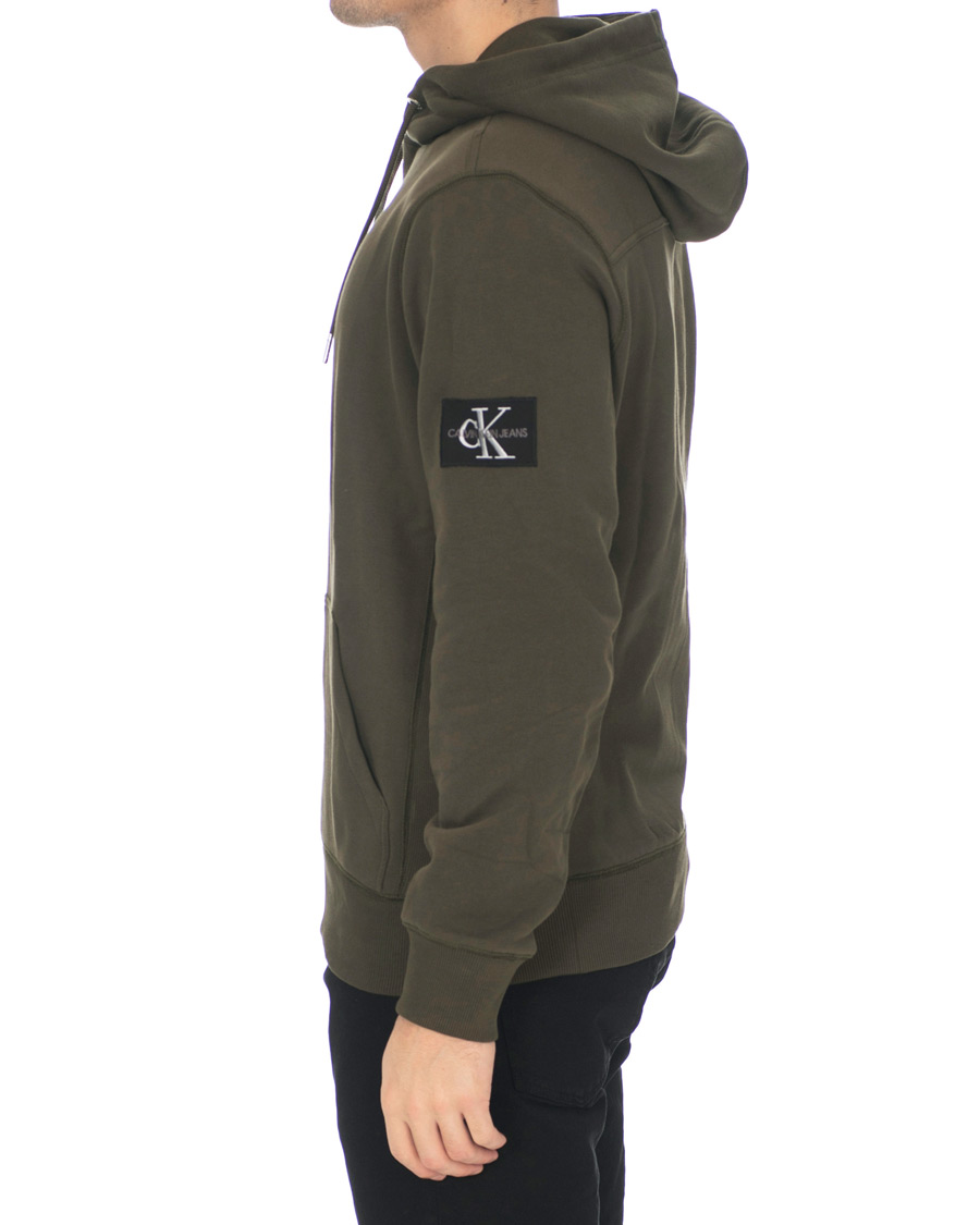 Herren | Pullover | Calvin Klein Jeans | Monogram Sleeve Badge Hoodie Deep Depths