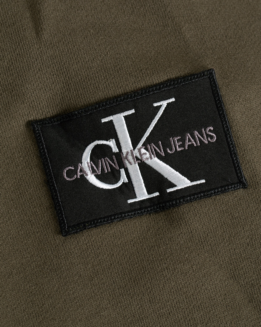 Herren | Pullover | Calvin Klein Jeans | Monogram Sleeve Badge Hoodie Deep Depths