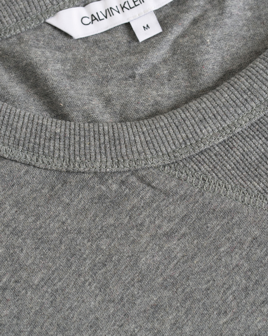 Herren | T-Shirts | Calvin Klein Jeans | Monogram Sleeve Badge Tee Mid Grey Heather