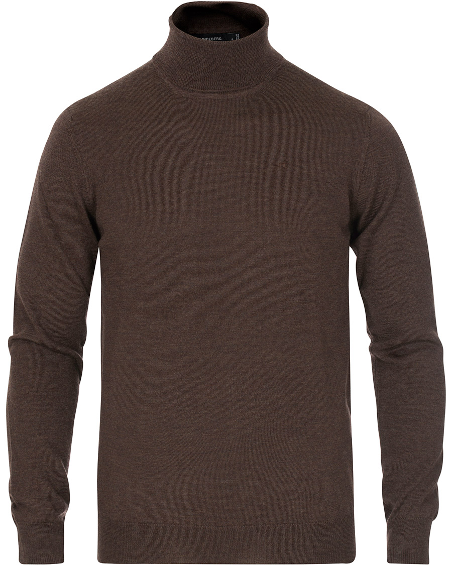 Herren | Pullover | J.Lindeberg | Lyd Rollneck Brown