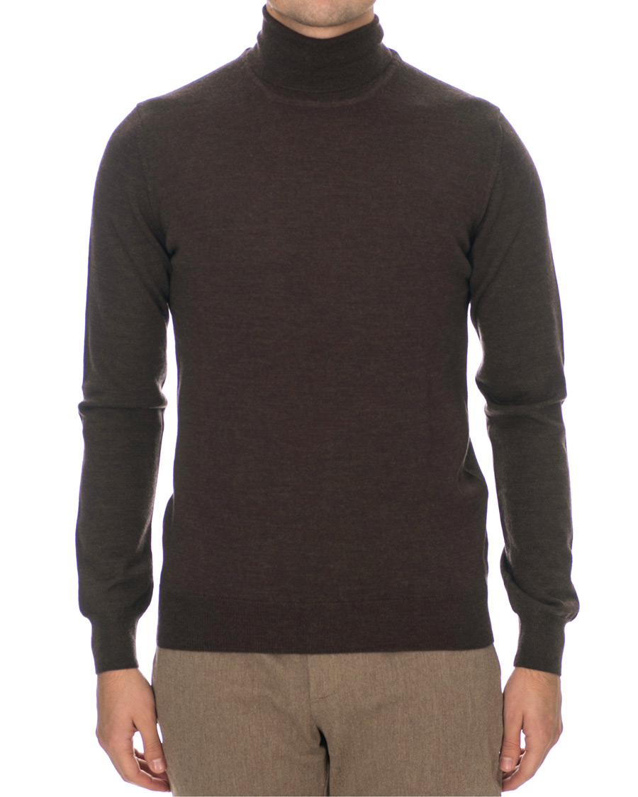 Herren | Pullover | J.Lindeberg | Lyd Rollneck Brown