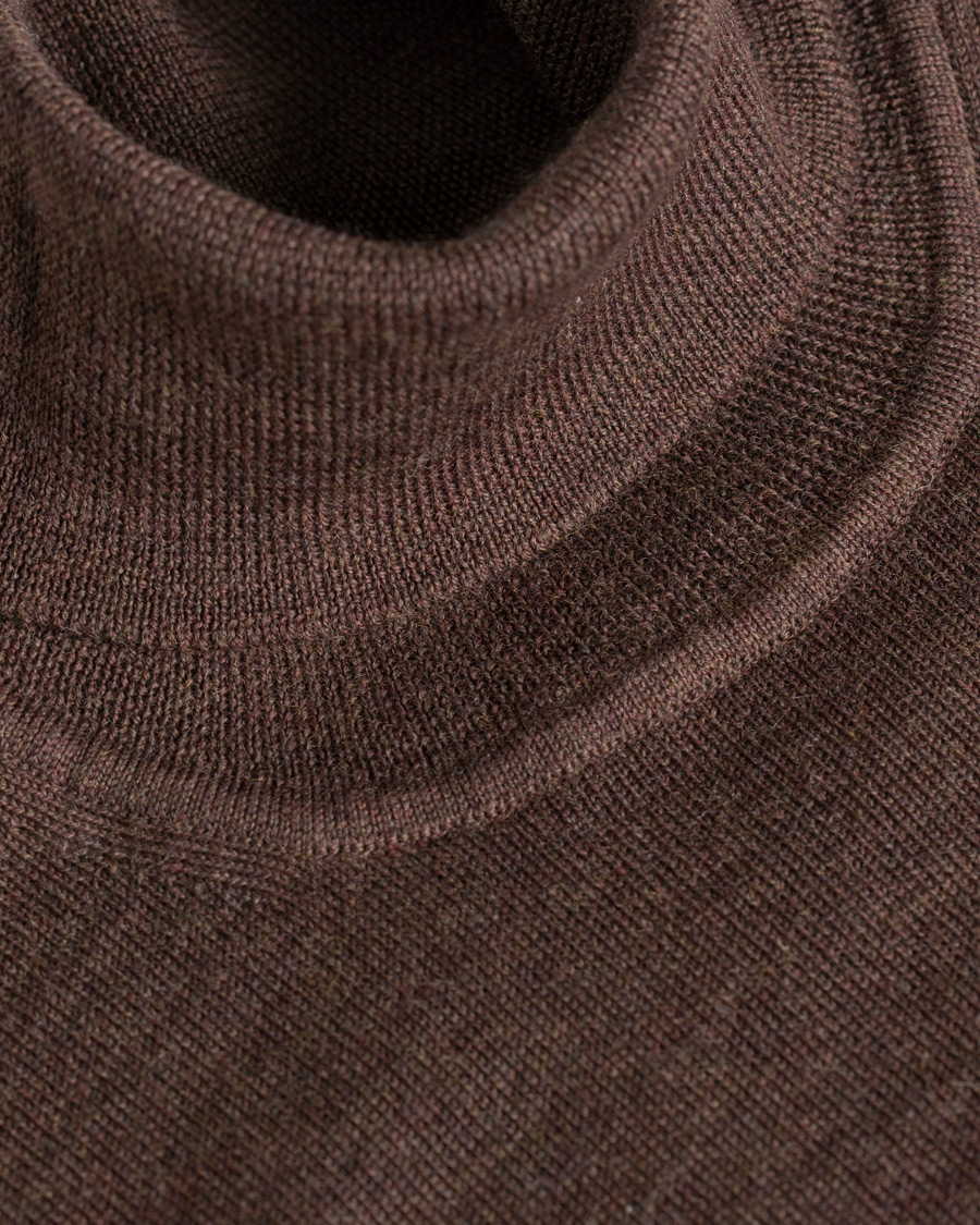 Herren | Pullover | J.Lindeberg | Lyd Rollneck Brown