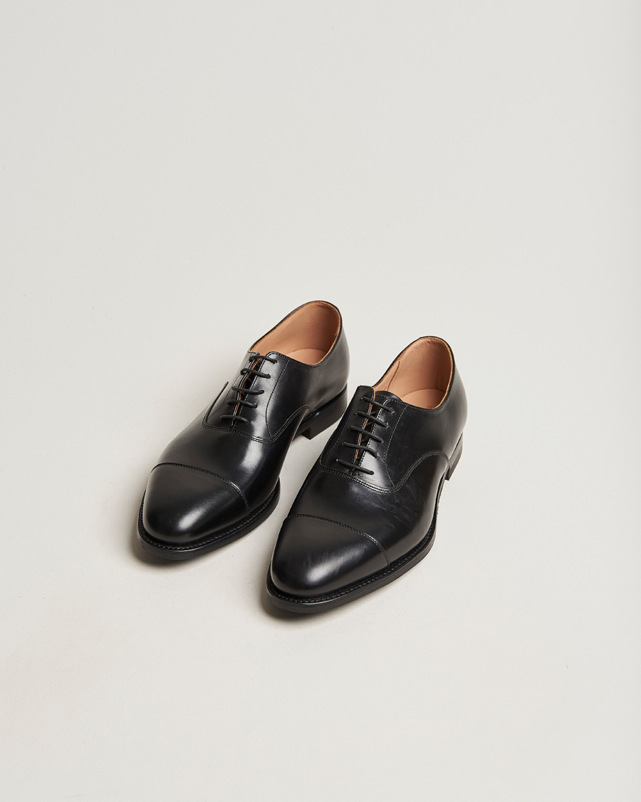 Herren | Oxford | Crockett & Jones | Connaught 2 City Sole Black Calf