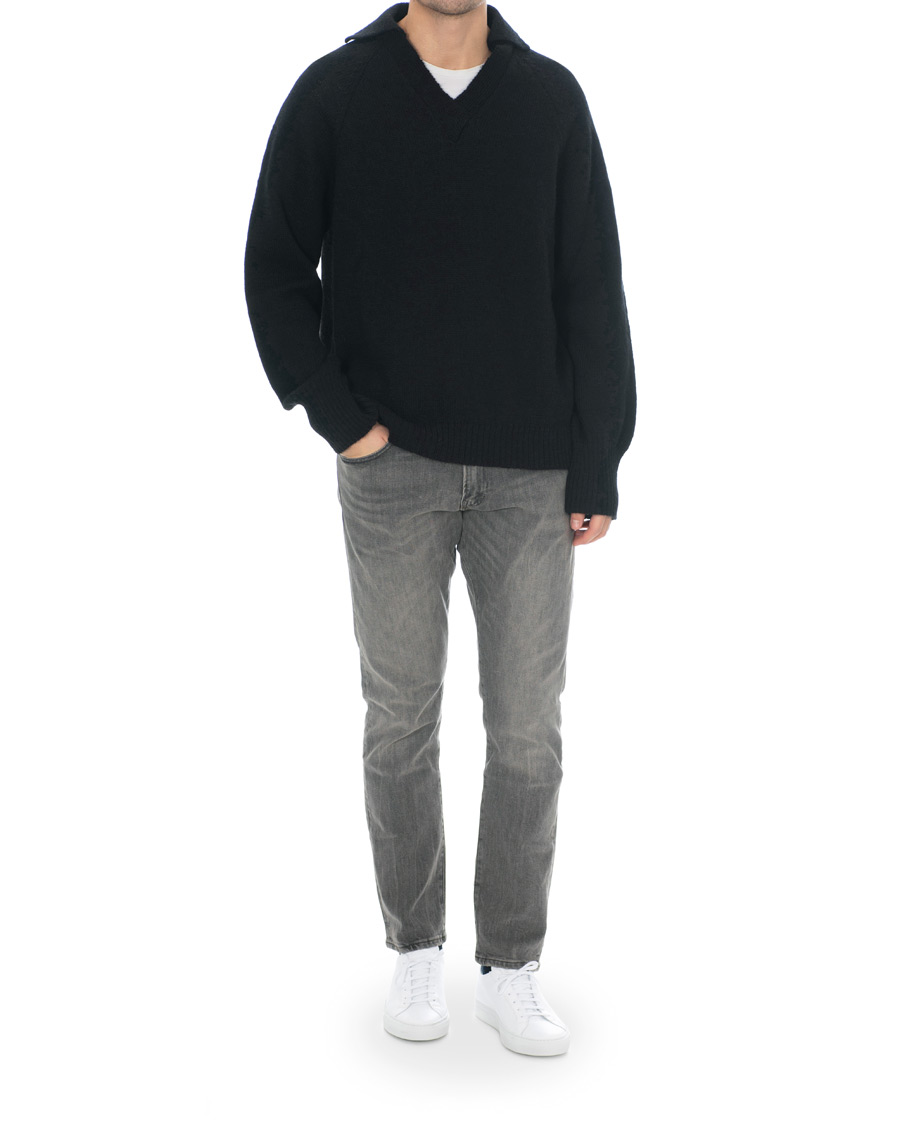 Herren | Pullover | Our Legacy | Big Knit Coarse Wool Sweater Black