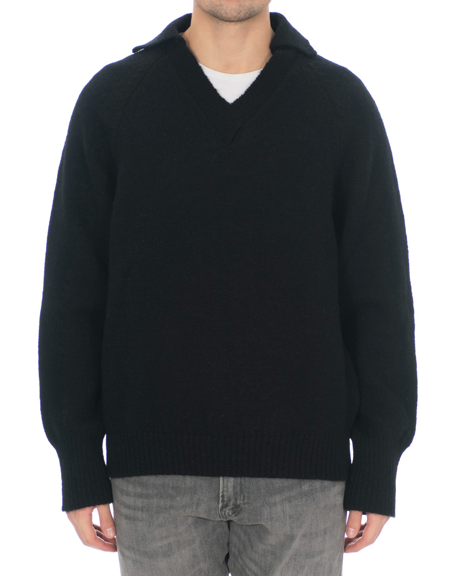 Herren | Pullover | Our Legacy | Big Knit Coarse Wool Sweater Black