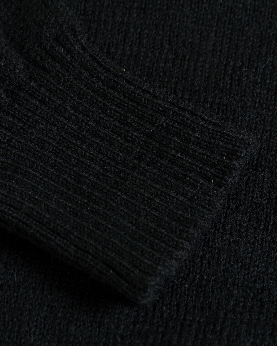 Herren | Pullover | Our Legacy | Big Knit Coarse Wool Sweater Black