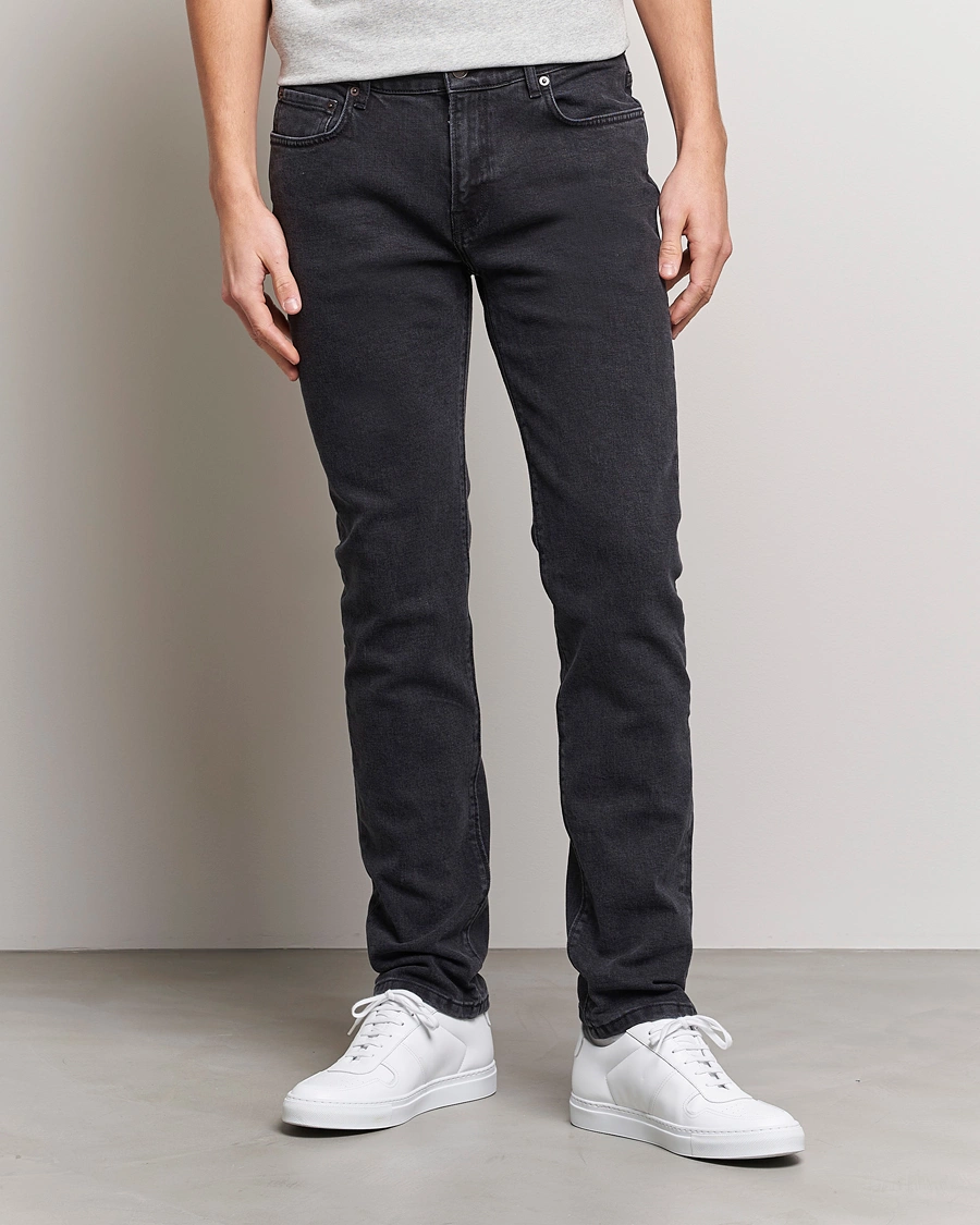 Herren | New Nordics | Jeanerica | SM001 Slim Jeans Used Black