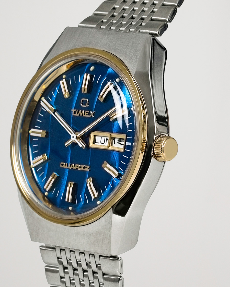 Herren | Timex Q Reissue 1978 Falcon Eye 38mm Steel/Blue Dial | Timex | Q Reissue 1978 Falcon Eye 38mm Steel/Blue Dial