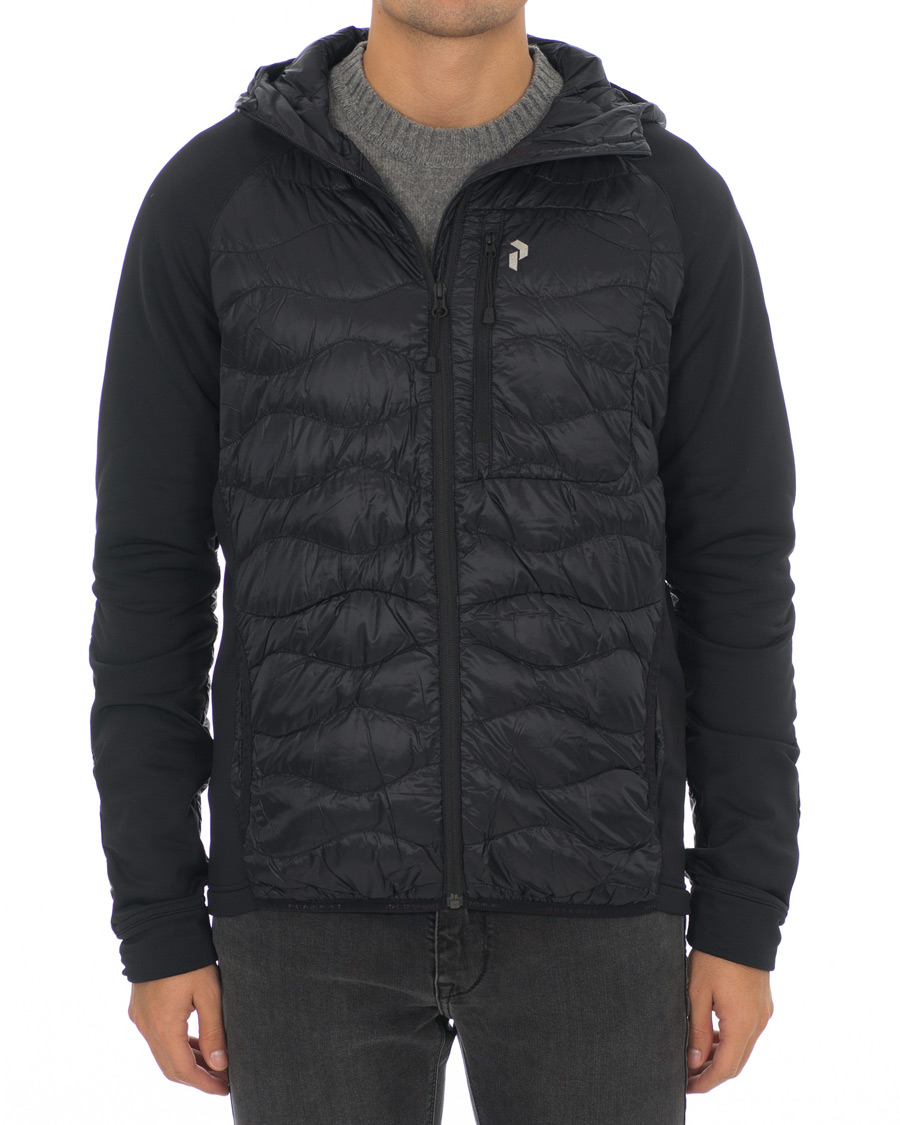 Herren | Jacken | Peak Performance | Helium Hybrid Hooded Jacket Black