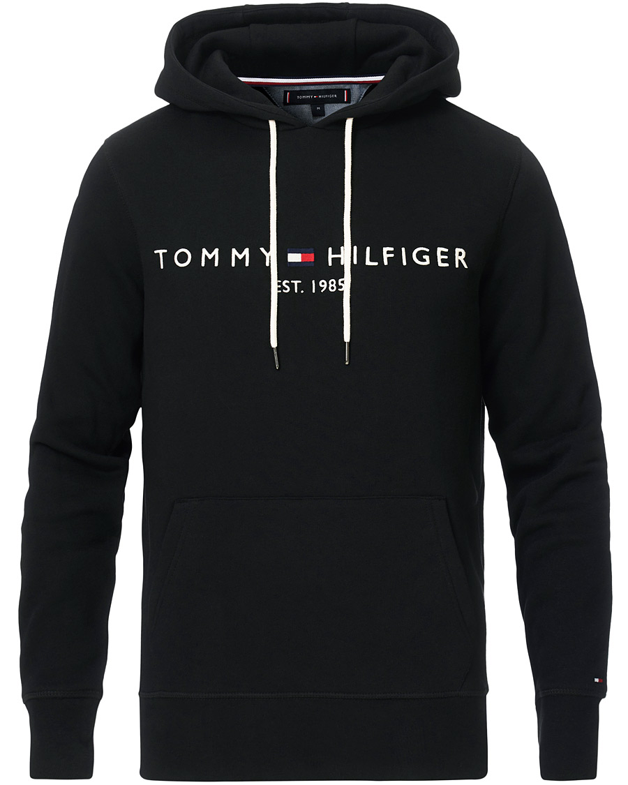 Herren | Pullover | Tommy Hilfiger | Logo Hoodie Jet Black
