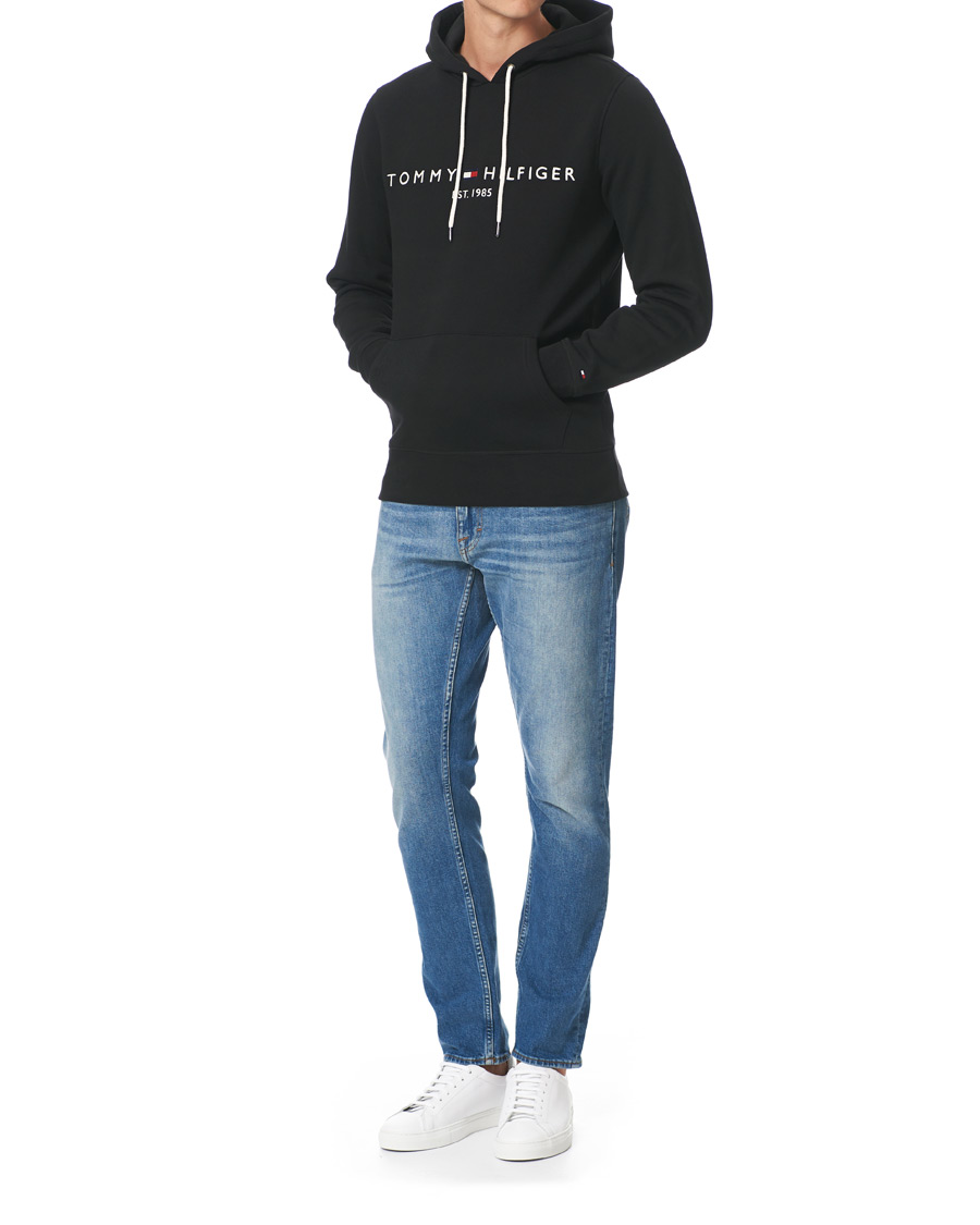 Herren | Pullover | Tommy Hilfiger | Logo Hoodie Jet Black